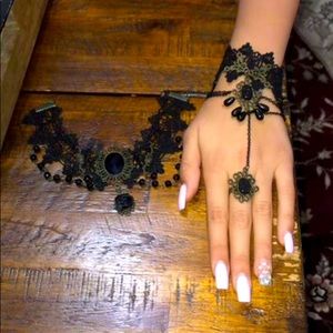 Black and gold and never used all new